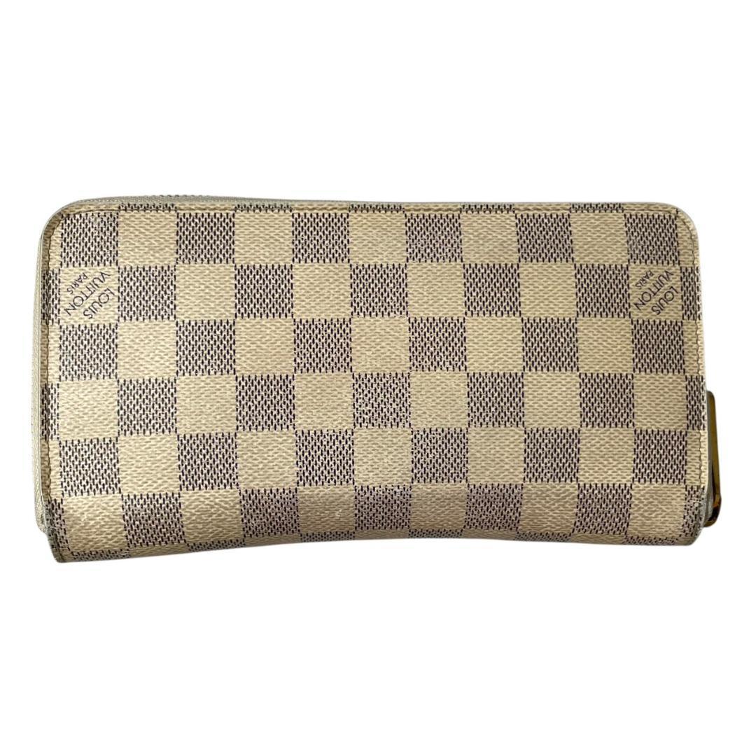 【新型モデル 美品】 ルイヴィトン ジッピーウォレット 長財布 ダミエ アズール