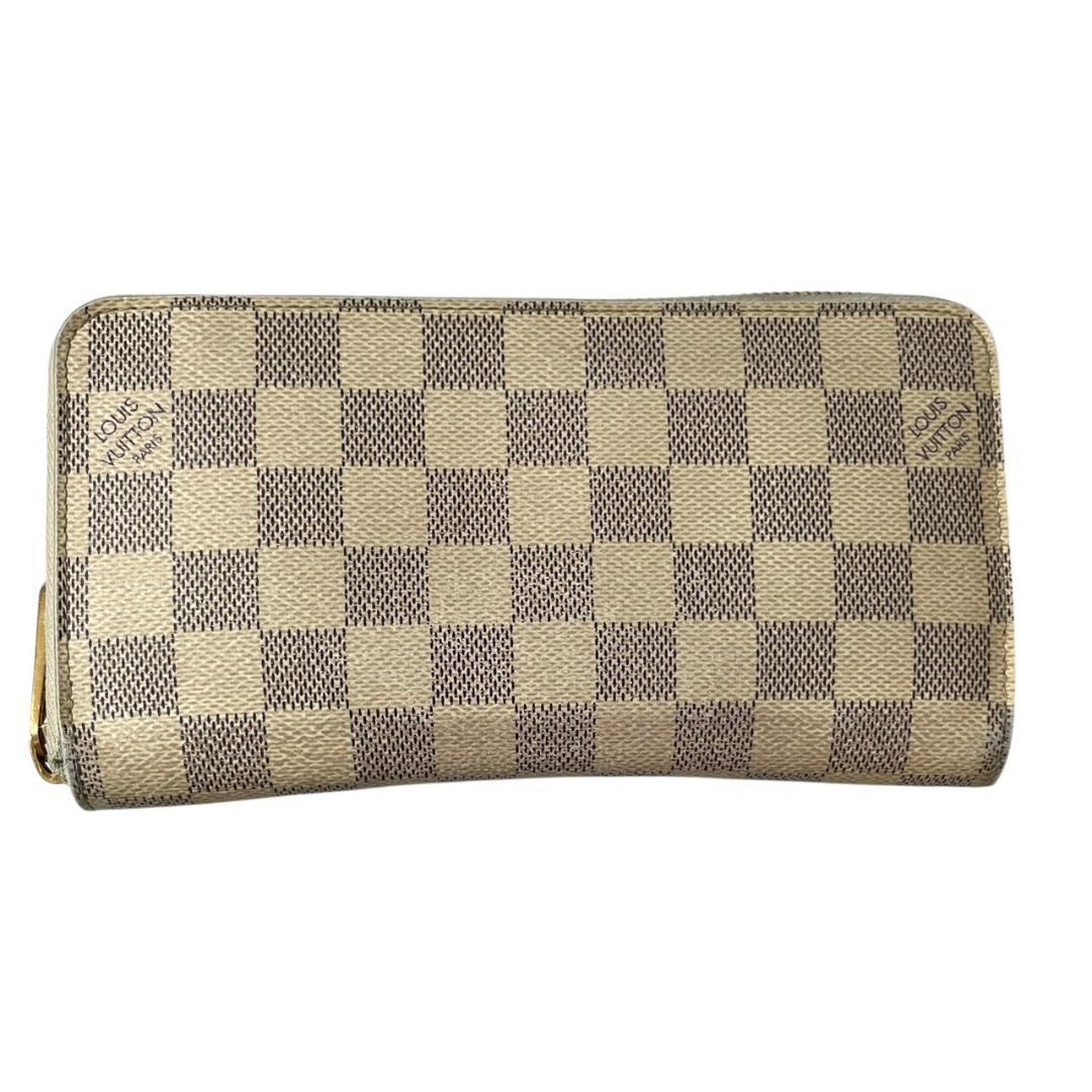 【新型モデル 美品】 ルイヴィトン ジッピーウォレット 長財布 ダミエ アズール