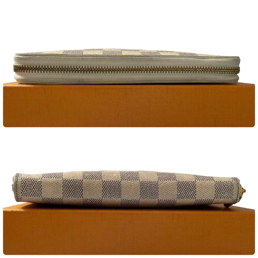 【新型モデル 美品】 ルイヴィトン ジッピーウォレット 長財布 ダミエ アズール