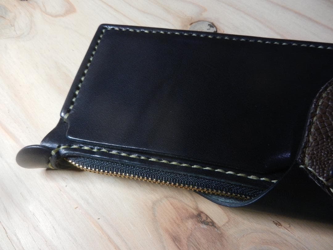 ［Marine Tower］ウォレット／サドル／クロコダイル