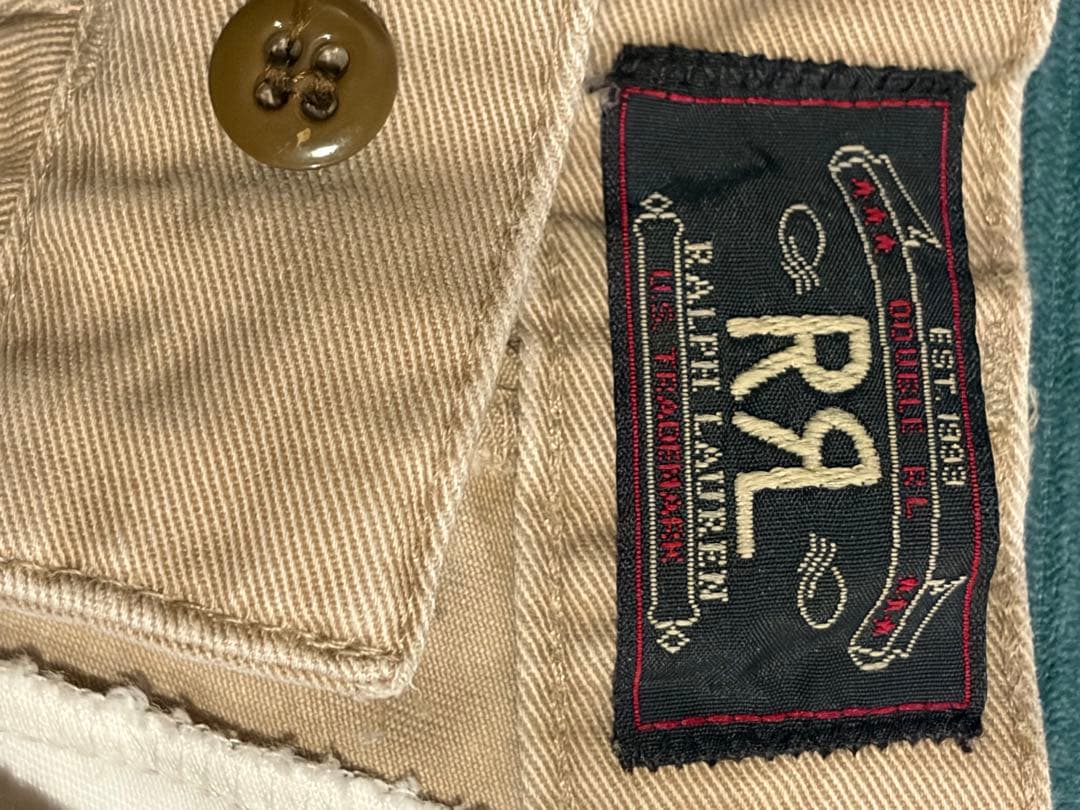 ９０年代　Ralph Lauren RRLベージュ チノパン