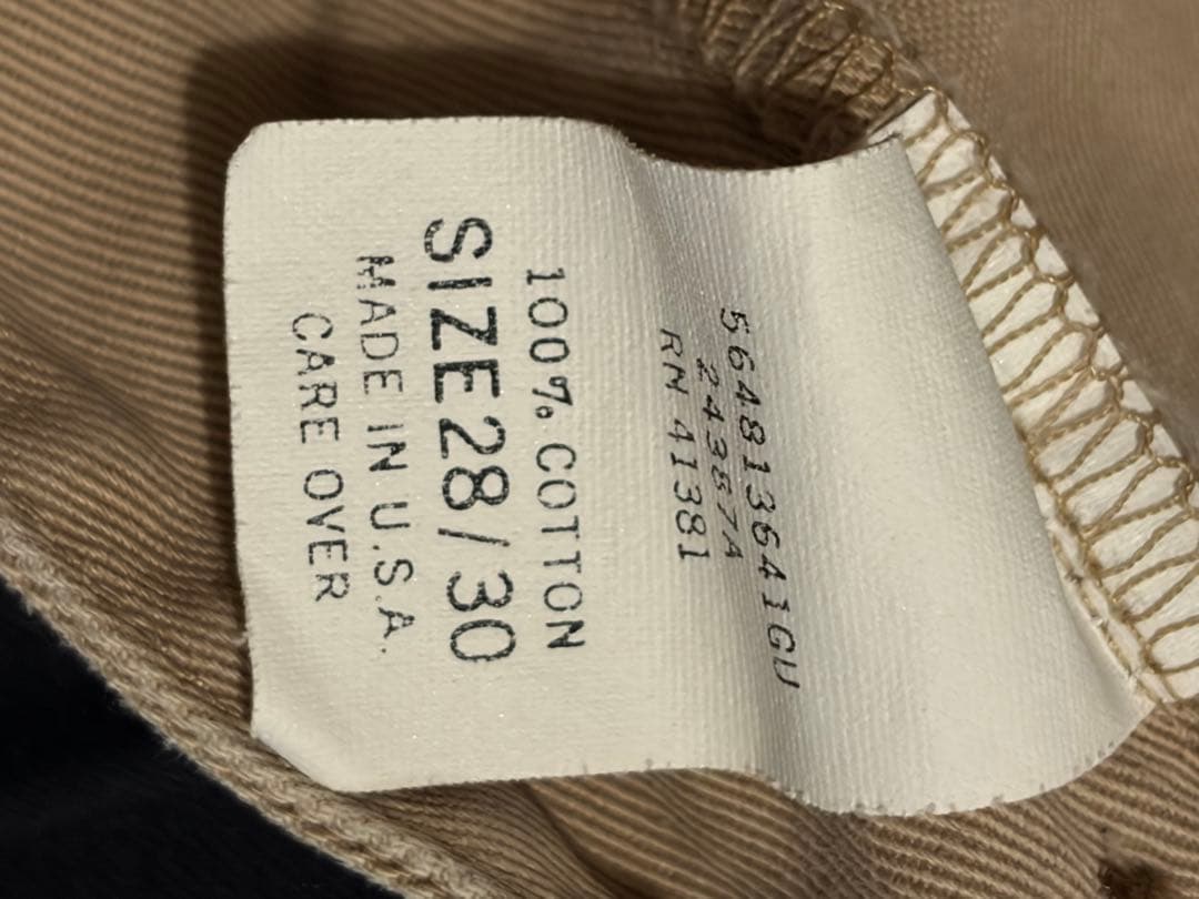 ９０年代　Ralph Lauren RRLベージュ チノパン