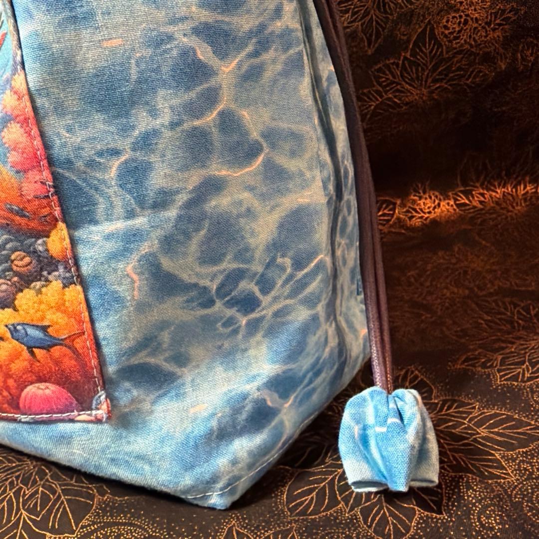 タリム様❣️ハンドメイドリバーシブル巾着バッグ＆ポーチ