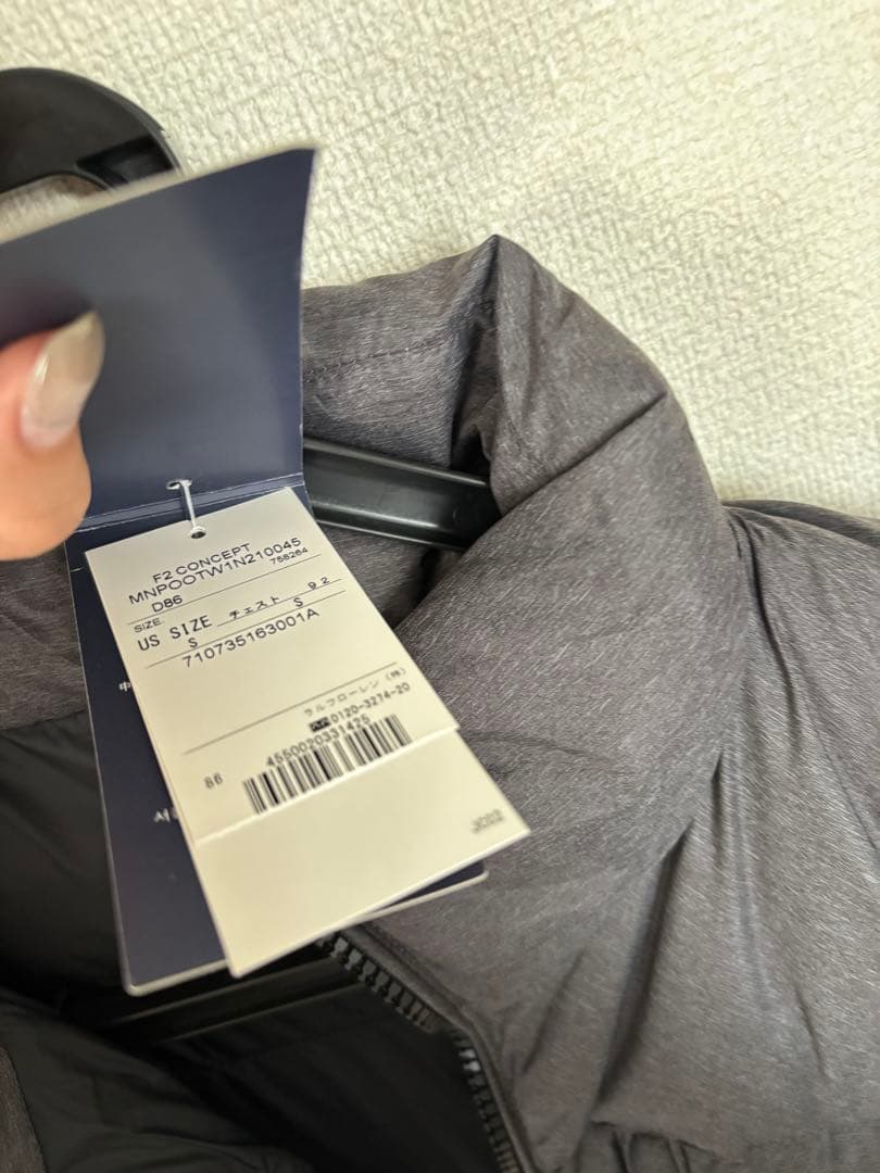 Polo Ralph Lauren グレー ダウンベスト S