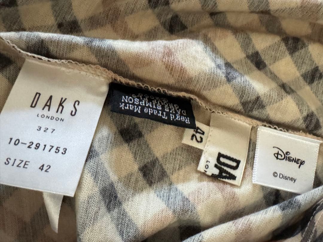 ♥️新品未使用♥️DAKS×ディズニーコラボ 長袖カットソー 42