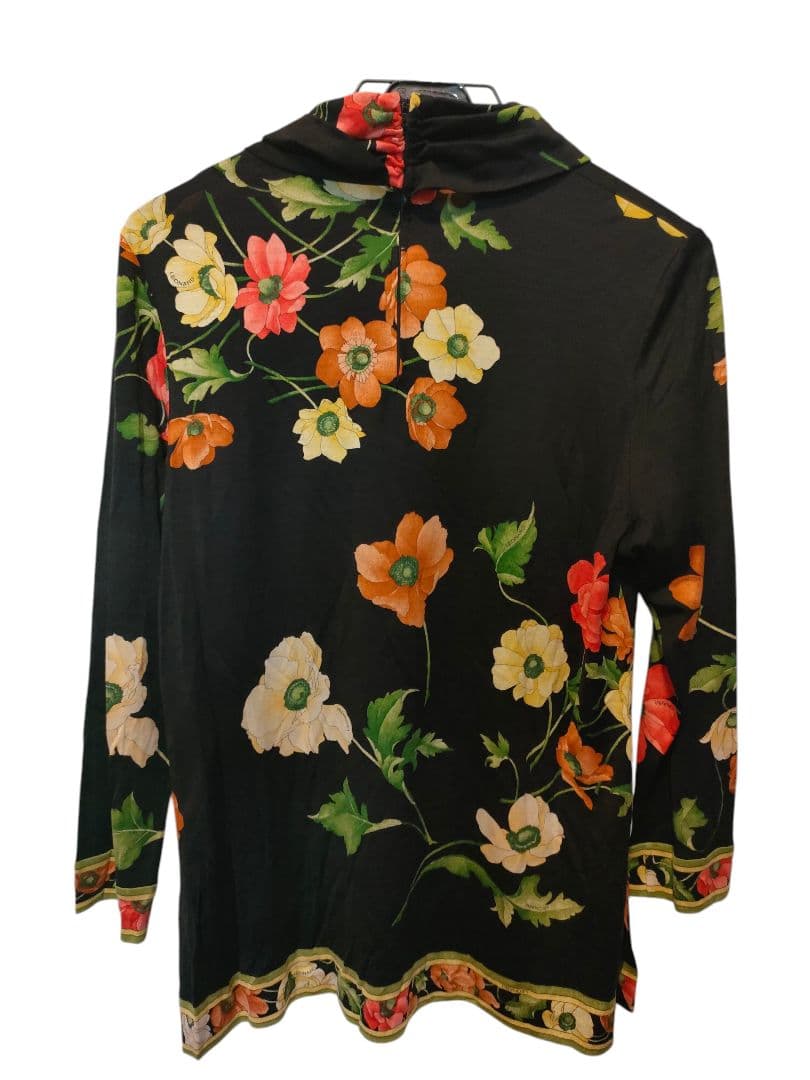 g9 レオナール　LEONARD　トップス　長袖　ハイネック　カットソー　L