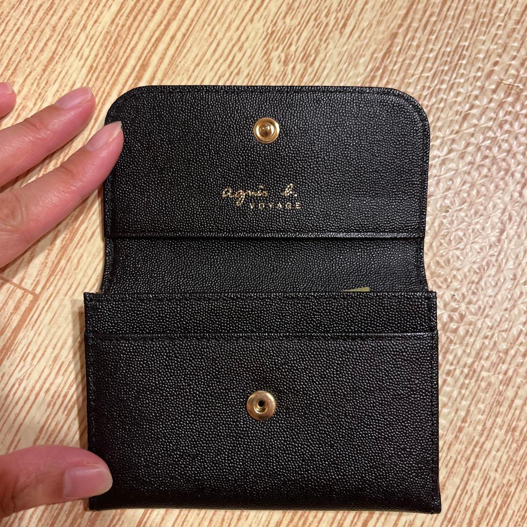 【新品未使用】アニエスベーagnes b./名刺入れ/レザーカードケース