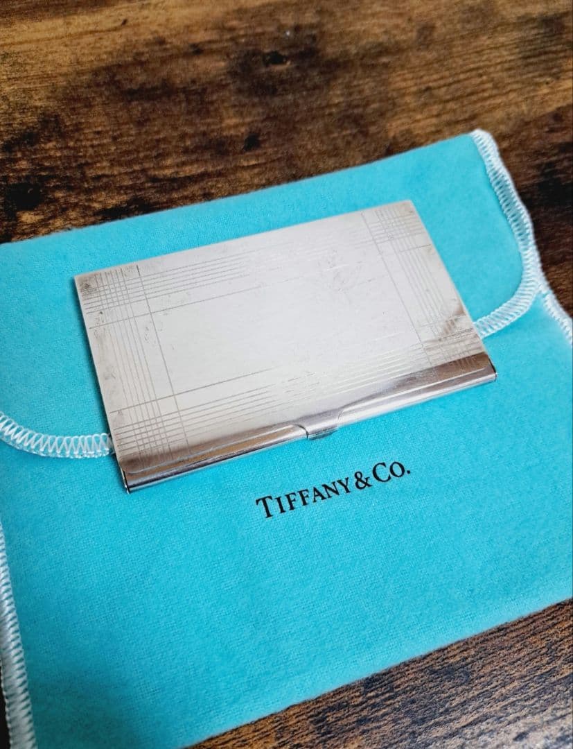 ティファニー 鏡面 名刺入れ ミラー カードケース
