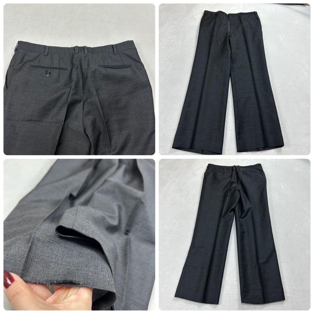 I297 XL バーバリー モヘア混 スーツ上下 グレー メンズ