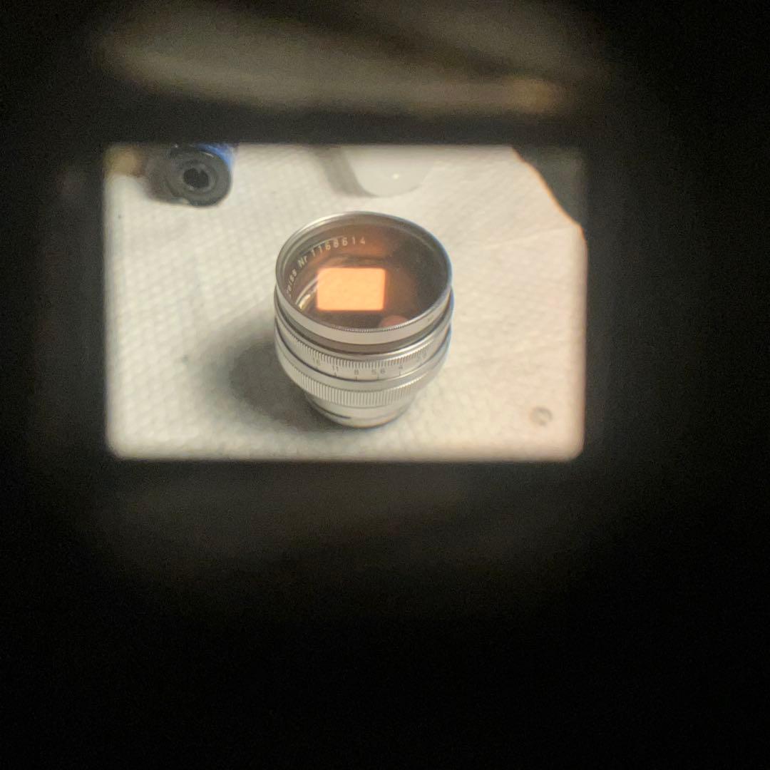 実用品CONTAX IIIa フィルムカメラ+Sonnar 50 1.5 レンズ