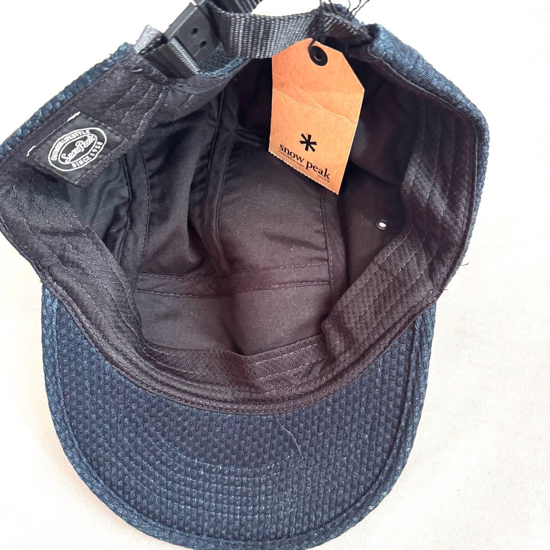 スノーピーク インディゴキャップ 刺子  peak indigo