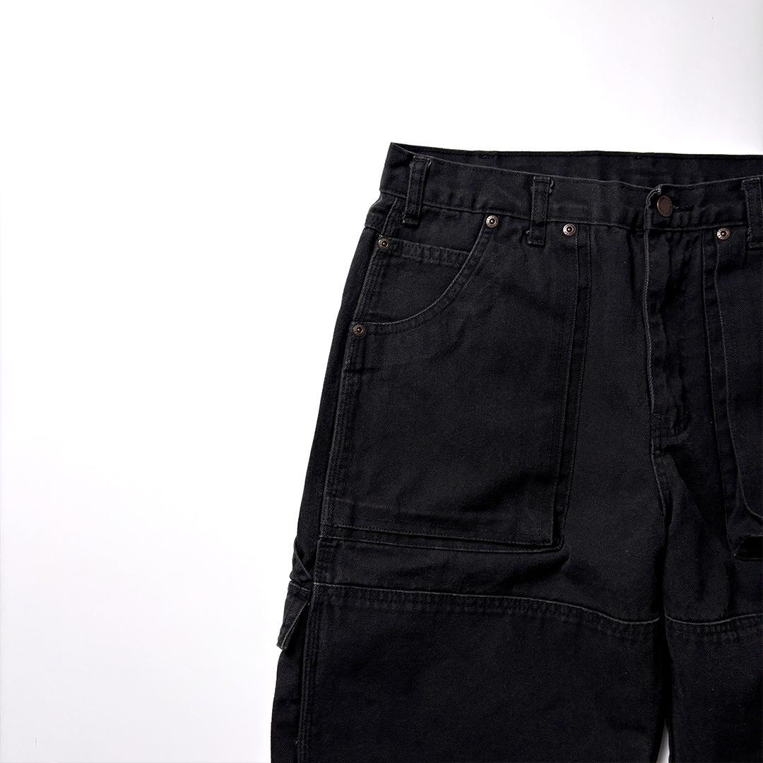 ディッキーズ ダブルニー ブラック ペインターパンツ W34 L32