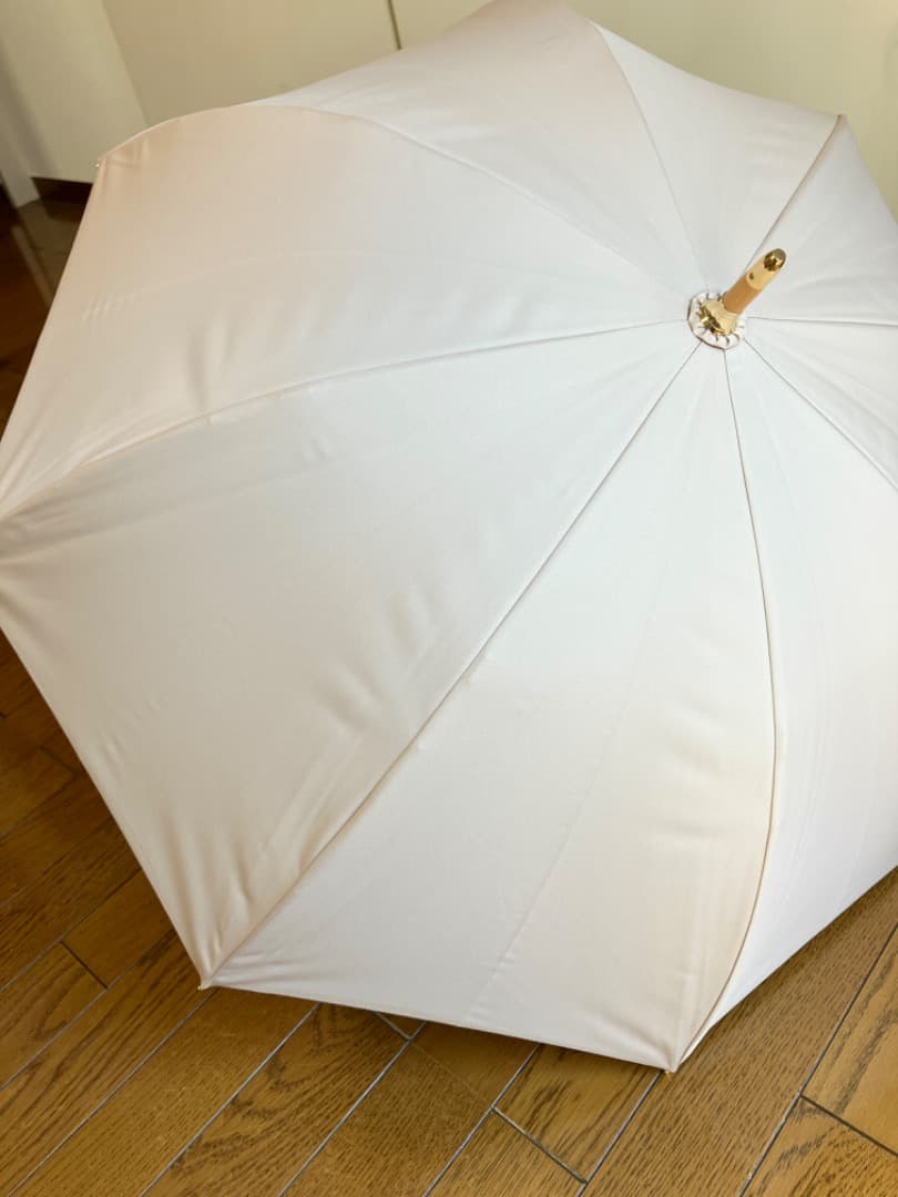 untule アントゥーレ 日傘 ベージュ 完全遮光100％ 晴雨兼用
