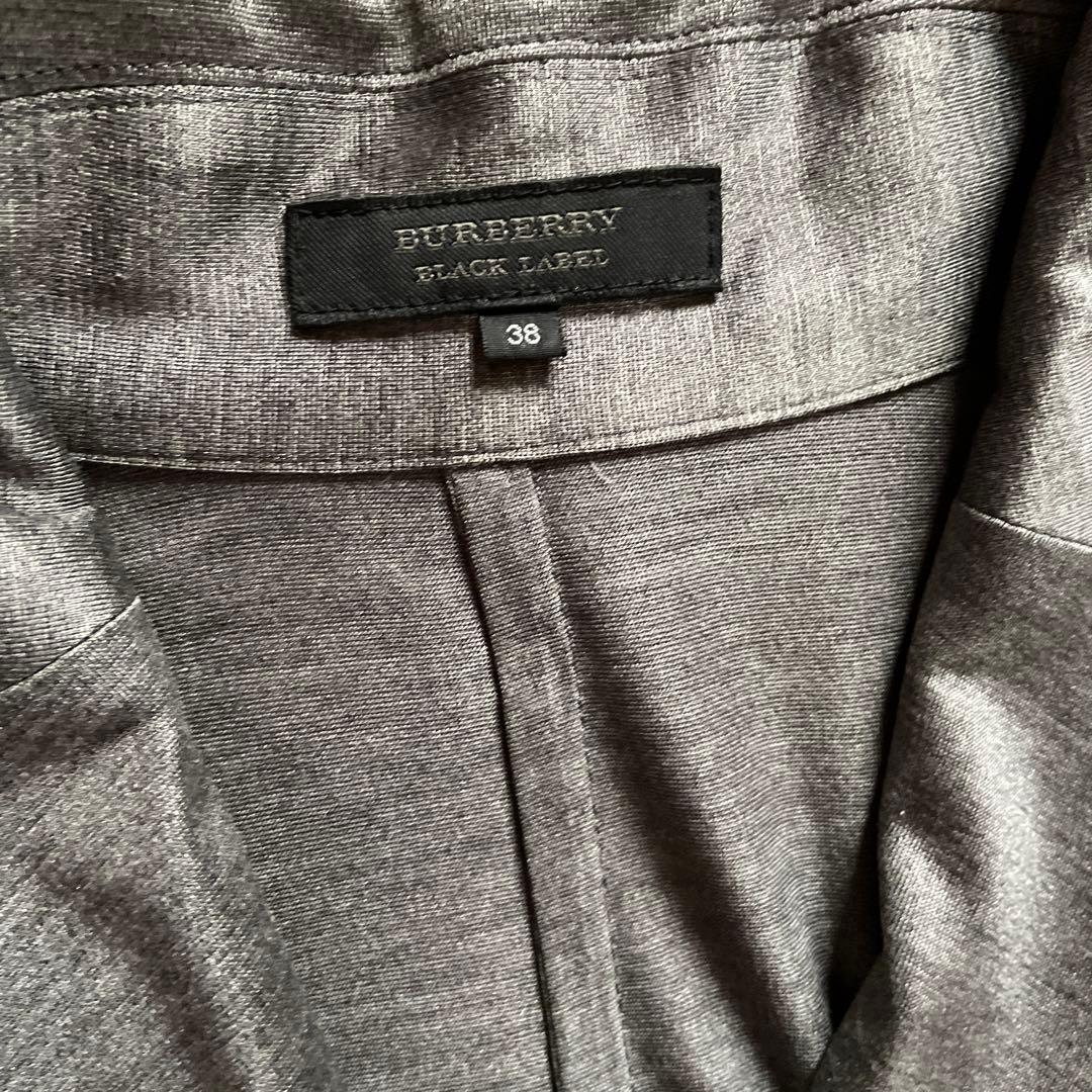 BURBERRY BLACK LABEL グレー ラップドレス 38