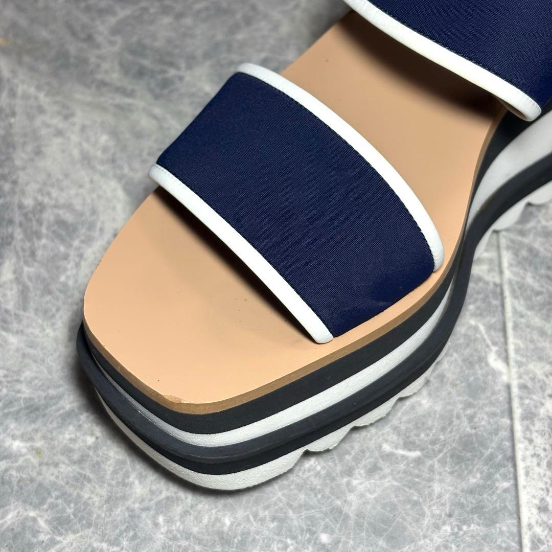 M*i様 ⭐︎ステラマッカートニー⭐︎ エリス　スニーク　サンダル　ネイビー　3