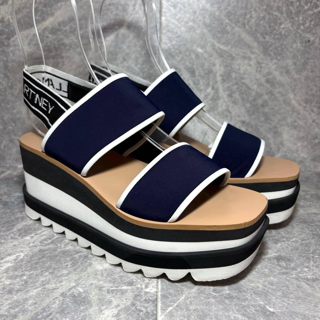 M*i様 ⭐︎ステラマッカートニー⭐︎ エリス　スニーク　サンダル　ネイビー　3