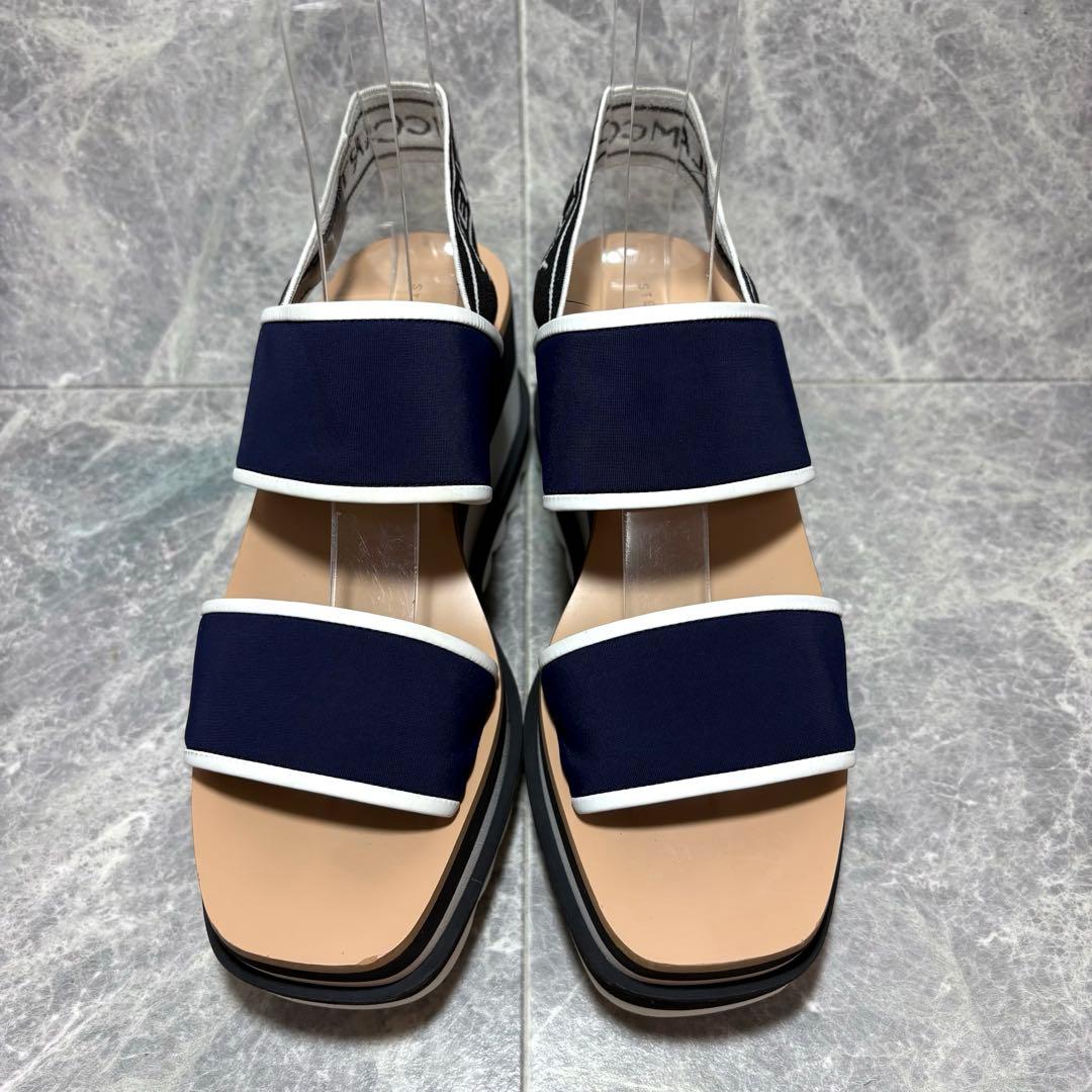 M*i様 ⭐︎ステラマッカートニー⭐︎ エリス　スニーク　サンダル　ネイビー　3