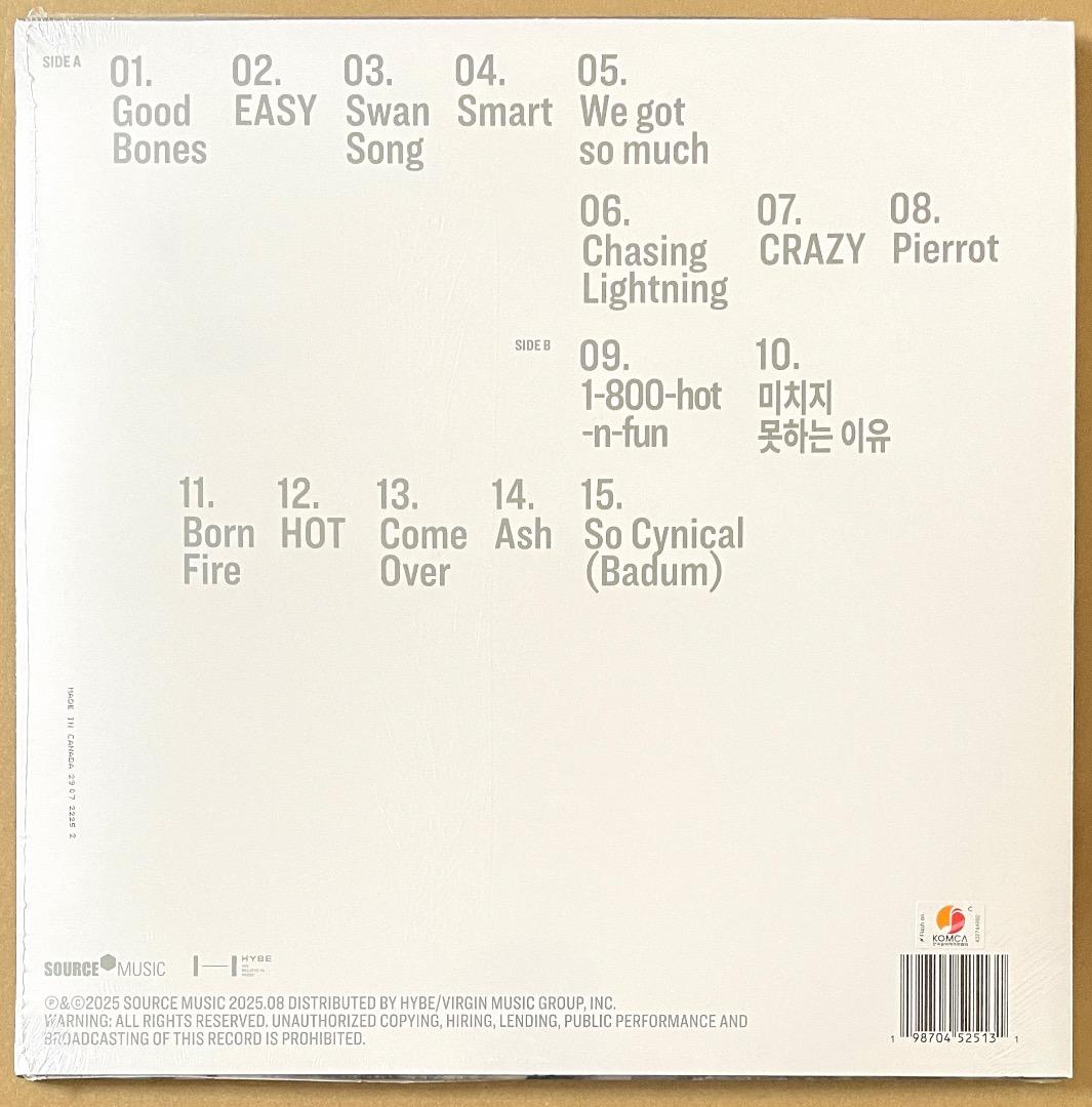 アナログ盤 LE SSERAFIM Easy Crazy Hot ルセラ トレカ