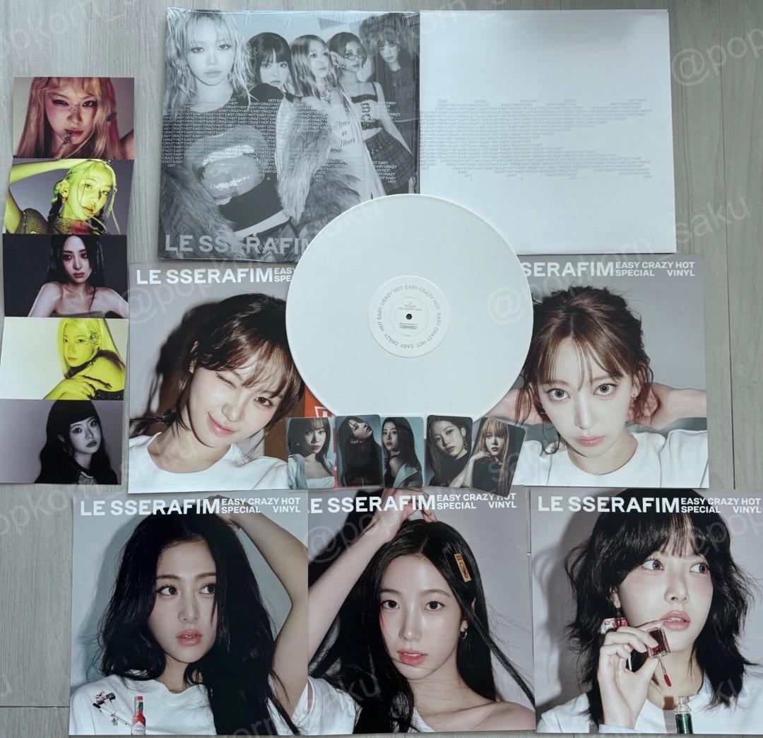 アナログ盤 LE SSERAFIM Easy Crazy Hot ルセラ トレカ