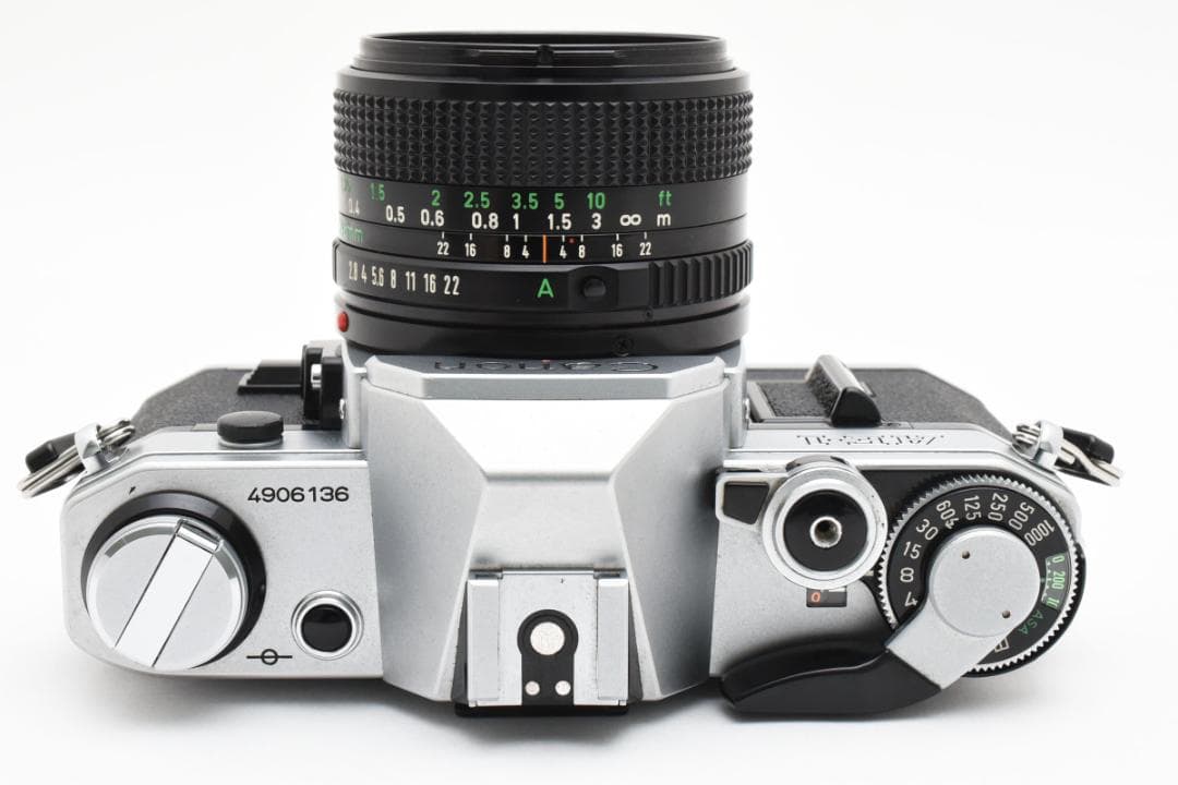 フィルムカメラ Canon AE-1 Silver + New FD 28mm f2.8