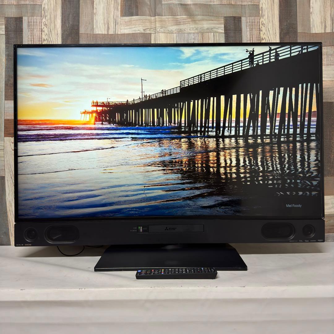 即日受渡❣️全国送料込三菱50型4Kブルーレイ&HDD2番組同時録画ユーチューブ可