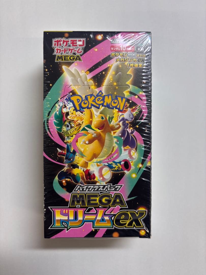 ポケモンカードMEGA ハイクラスパック　ドリーム exシュリンク付き　1BOX