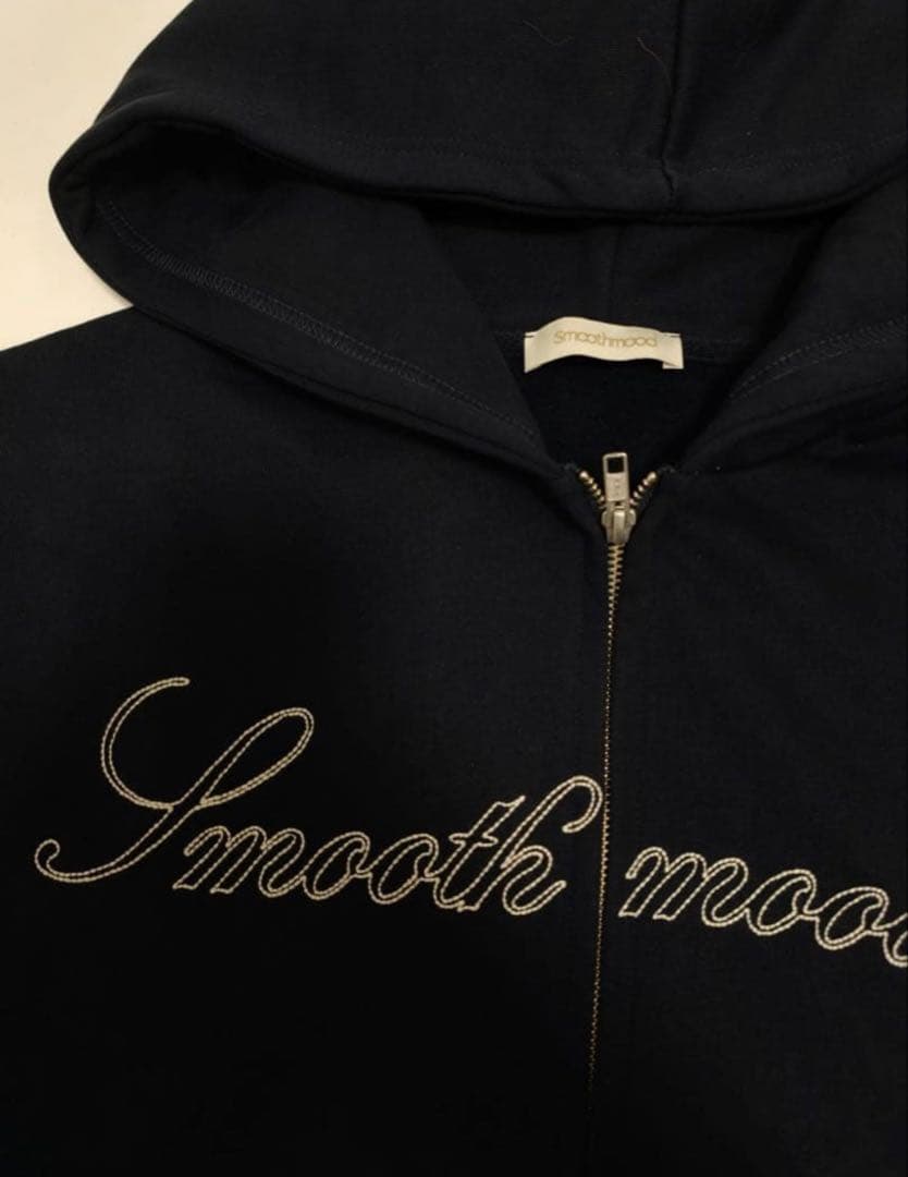 Smoothmood / ネイビーオーバーサイズパーカー