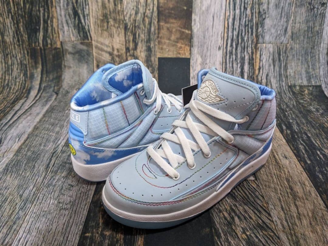 19cm ナイキ ジョーダン 2 レトロ PS Jバルヴィン 青/スカイブルー