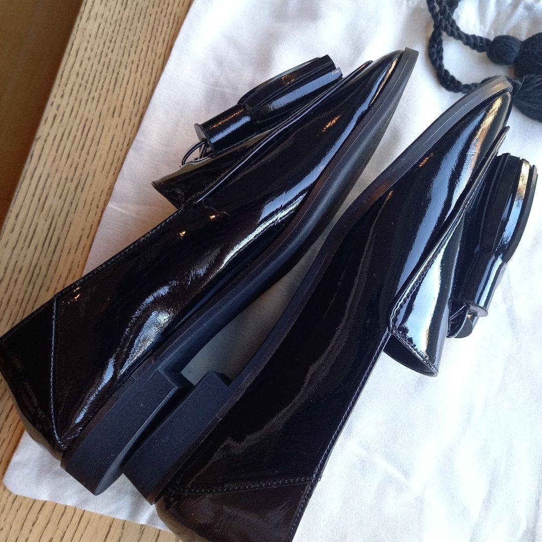 HIDEYA HOUSE Babouche エナメル Dance 23cm