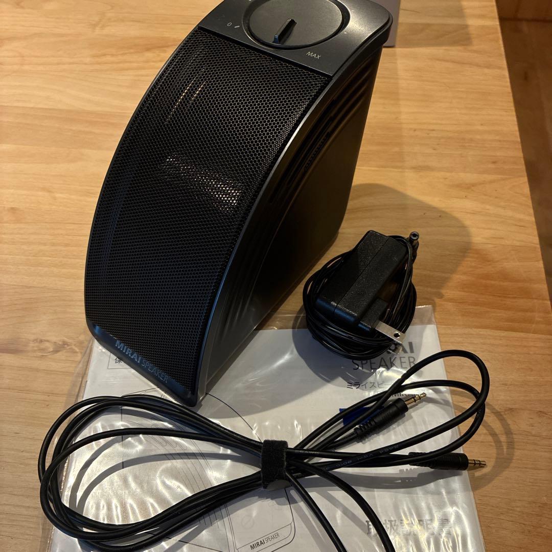 ミライスピーカー ミニ　ブラック
