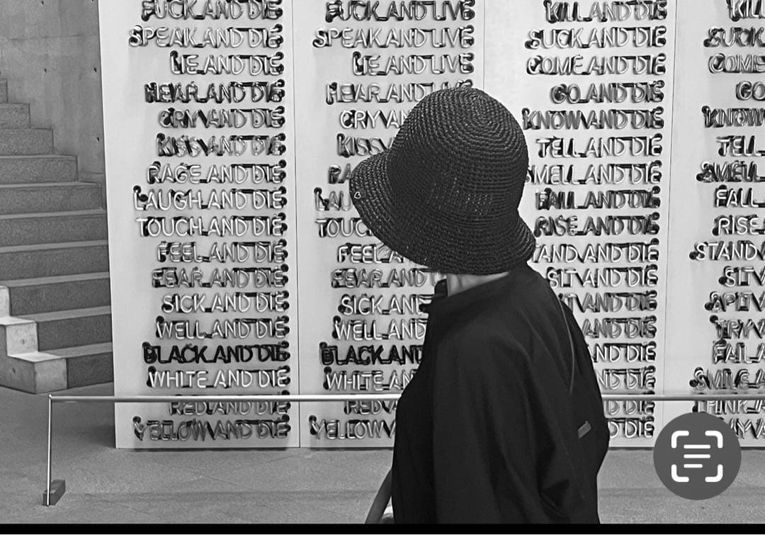 g*o様 最安値まだまだ着用可能ですベイシックス麦わら帽子ブラック