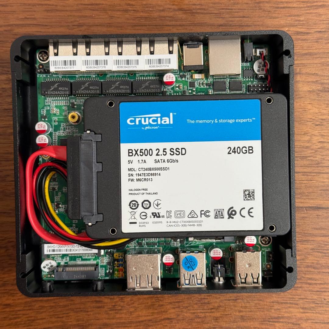 ミニpc n100 16gb 256gb 4ポート windows