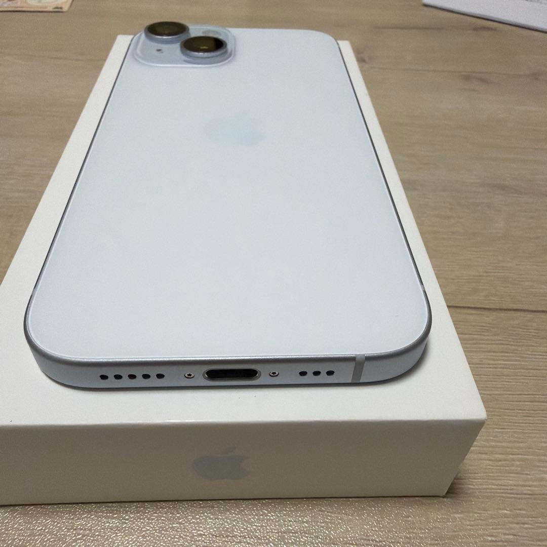 【バッテリー91%】Apple iPhone 15 128gb ブルー