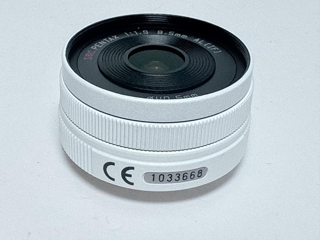 ホワイト ペンタックス Q用 8.5 1.9 01 STANDARD PRIME