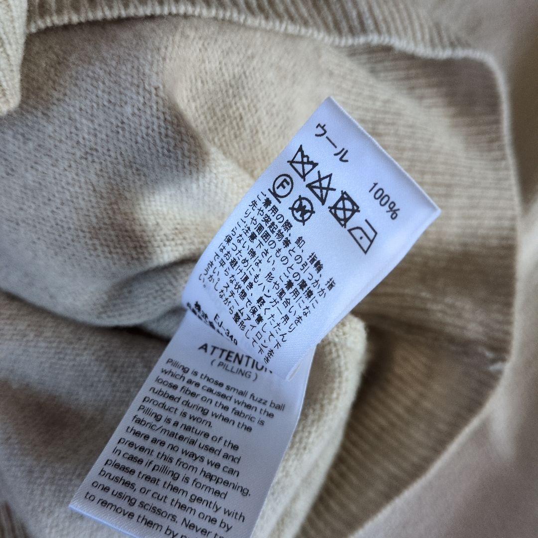 ＊美品＊DANTON ベージュ クルーネックセーター