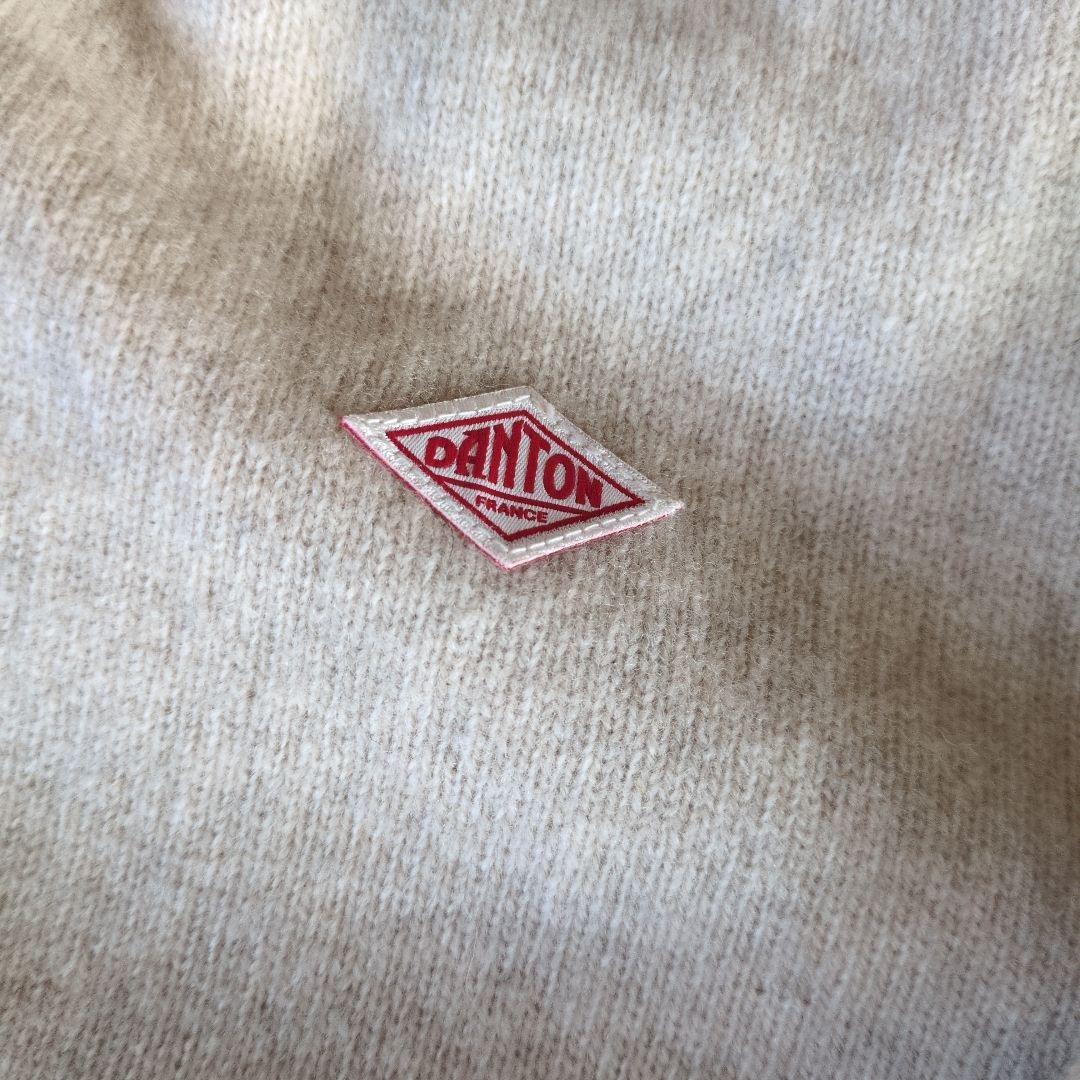 ＊美品＊DANTON ベージュ クルーネックセーター