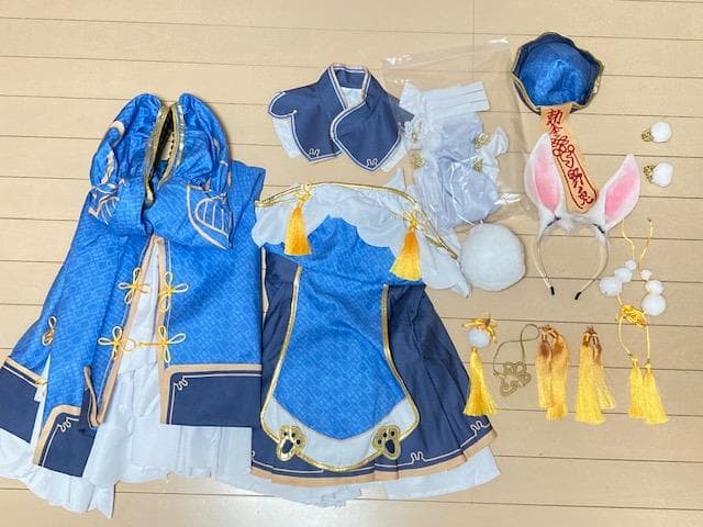 兎田ぺこら　Sサイズ　キョンシー　コスプレ衣装　ホロライブ