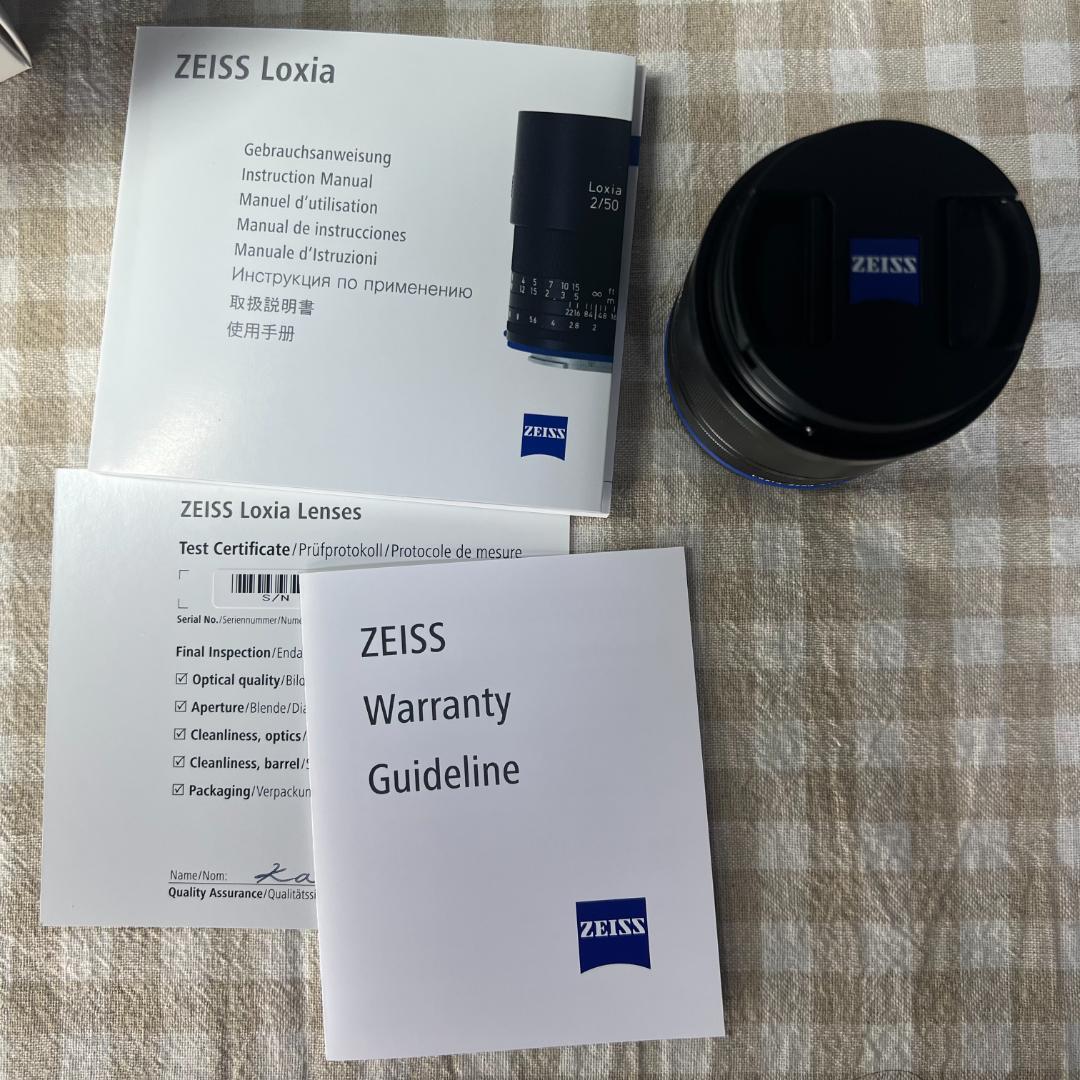 ZEISS Loxia 2/50 E-mount 標準レンズ（フルサイズ対応）
