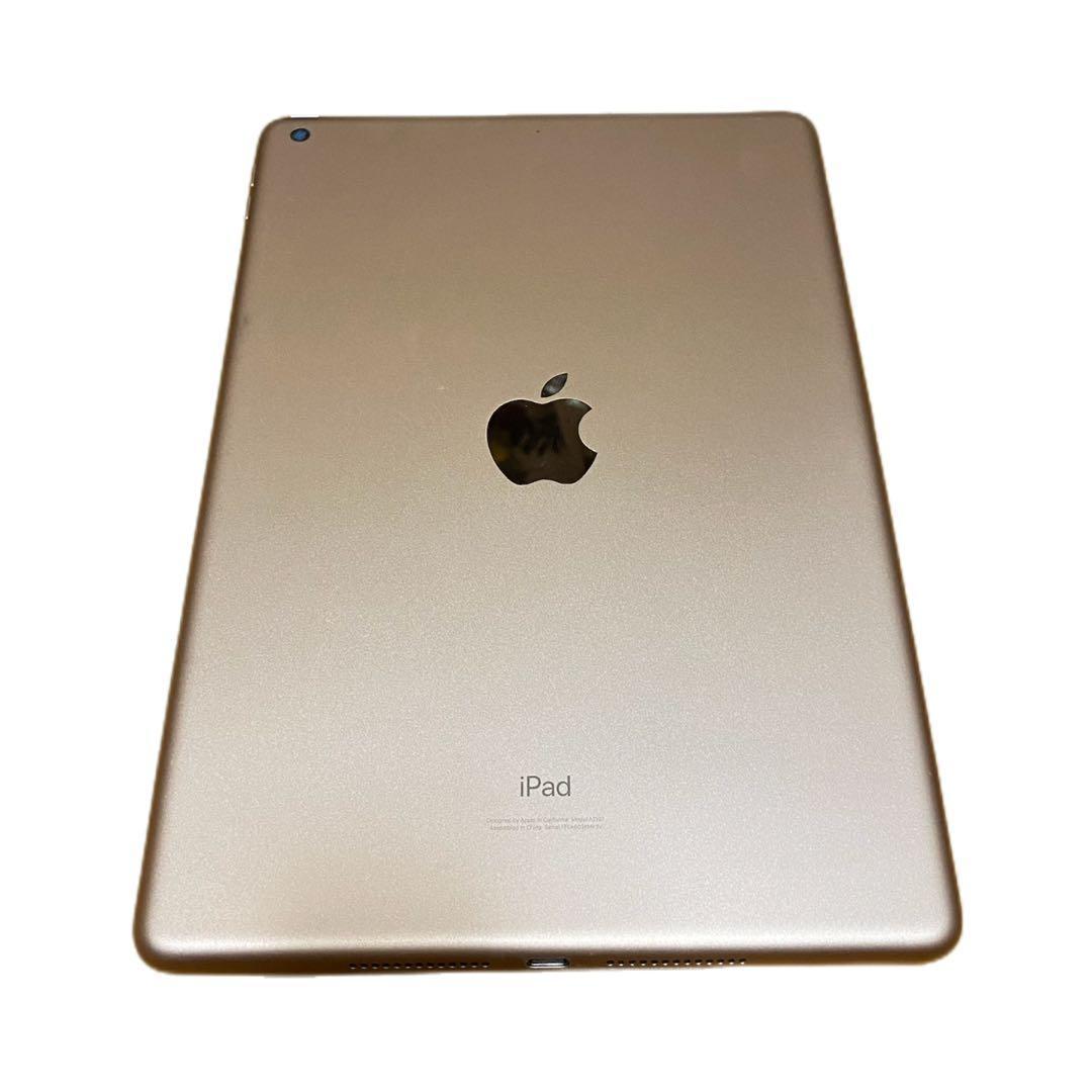 iPad7 128GB ゴールド　フィルム　ケース　アップル　ジャンク◎