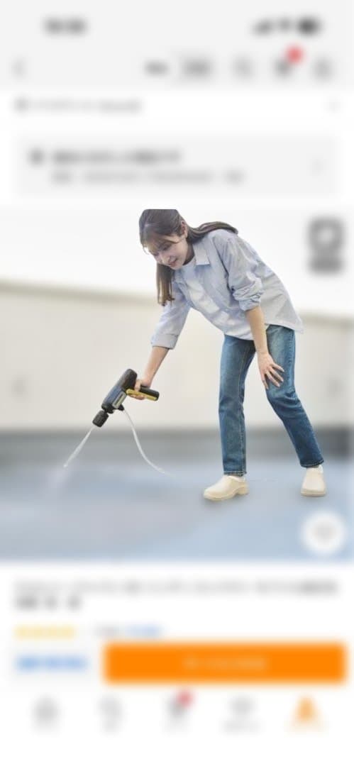 ケルヒャー　ハンディエア　折りたたみ　コンパクト　モバイル充電式