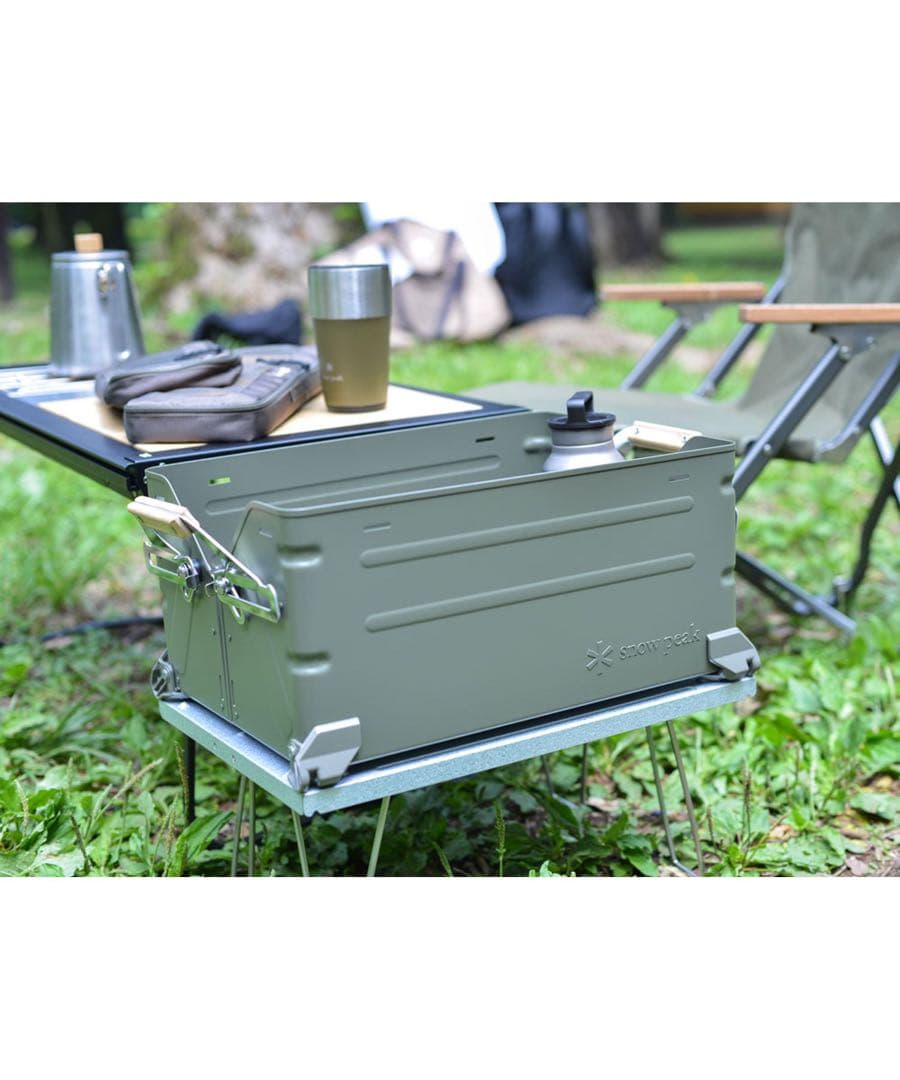 スノーピーク peak シェルフコンテナ シェルコン 25 オリーブ