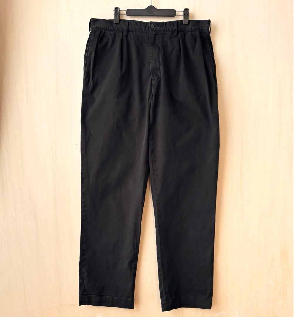 90s 00s古着　ラルフローレン ANDREW チノパン　ポロチノ　ツータック