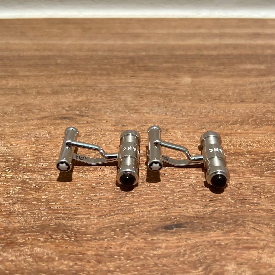 【美品】Montblanc モンブラン カフリンクス カフス シルバー 箱付