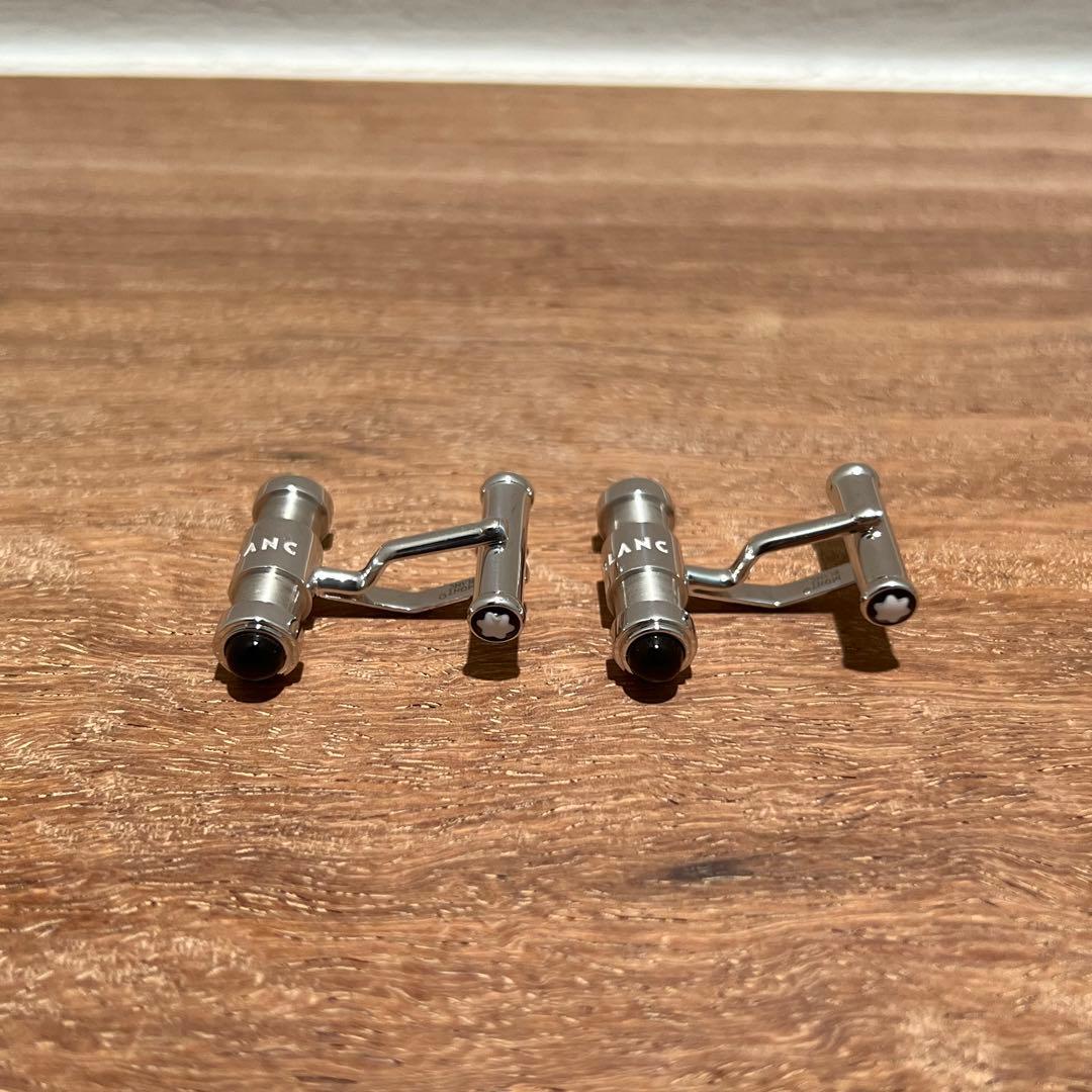 【美品】Montblanc モンブラン カフリンクス カフス シルバー 箱付