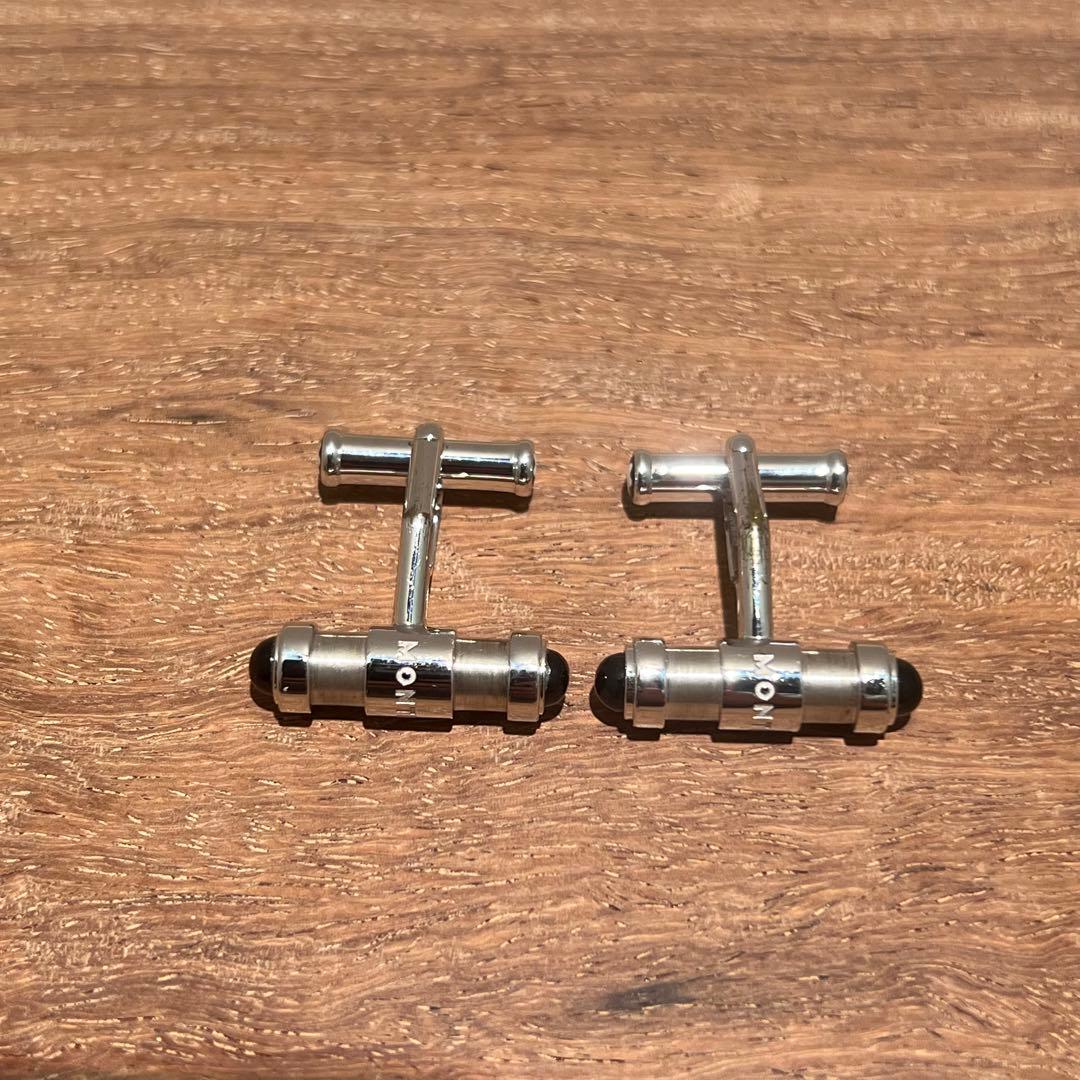 【美品】Montblanc モンブラン カフリンクス カフス シルバー 箱付