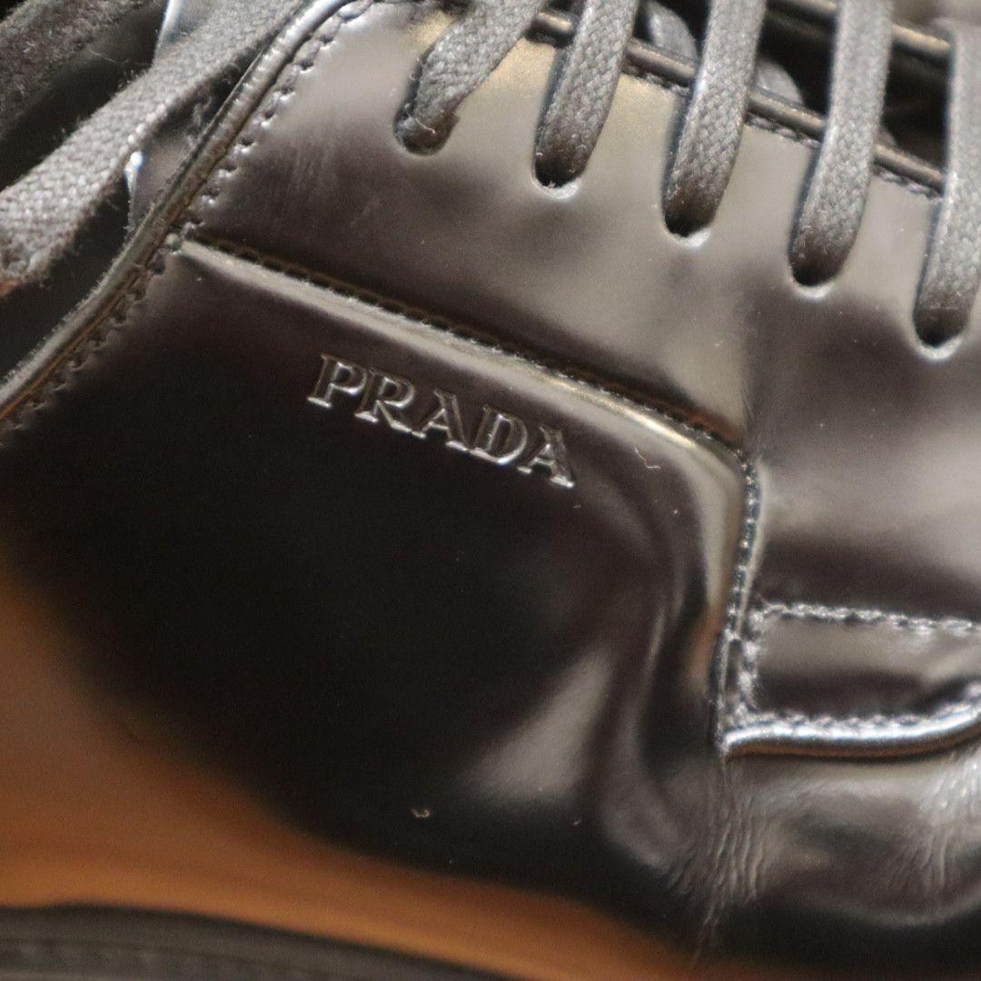 極美品　PRADA　プラダ　革靴　ダービーシューズ　7.5　26.5cm