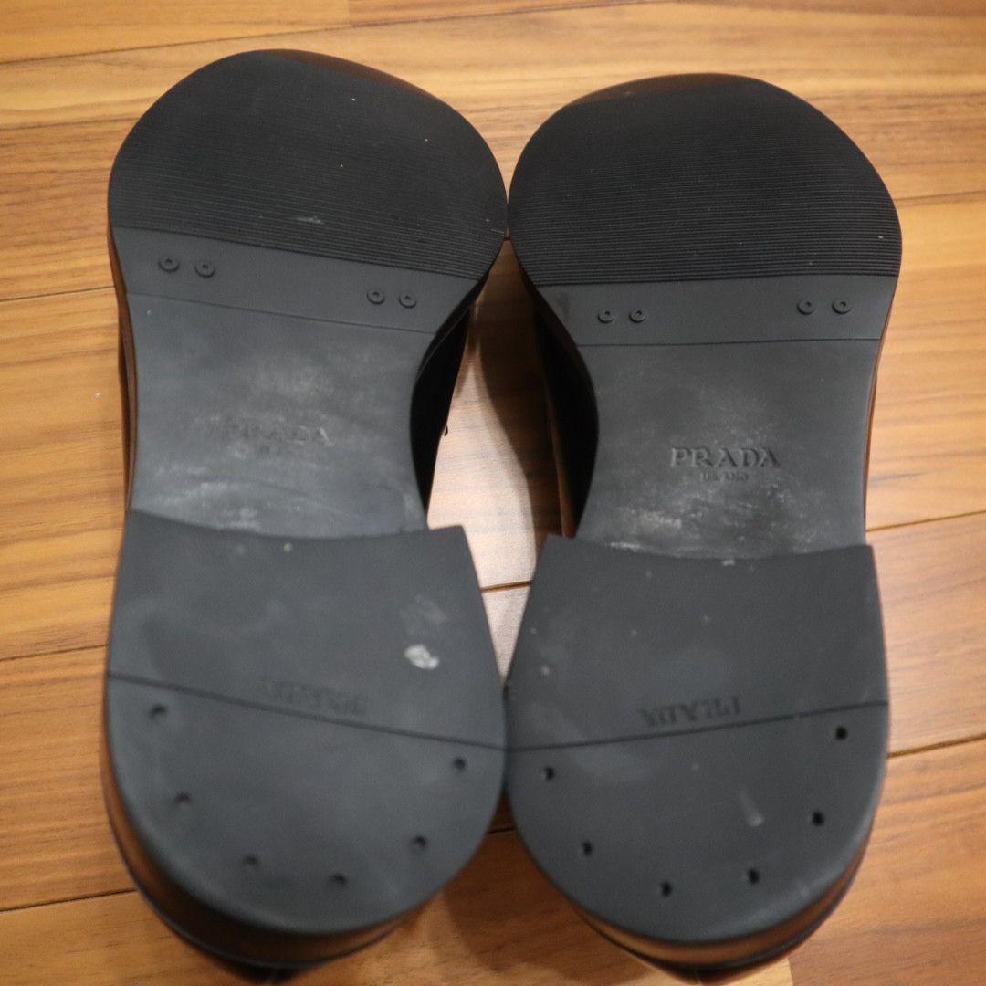 極美品　PRADA　プラダ　革靴　ダービーシューズ　7.5　26.5cm