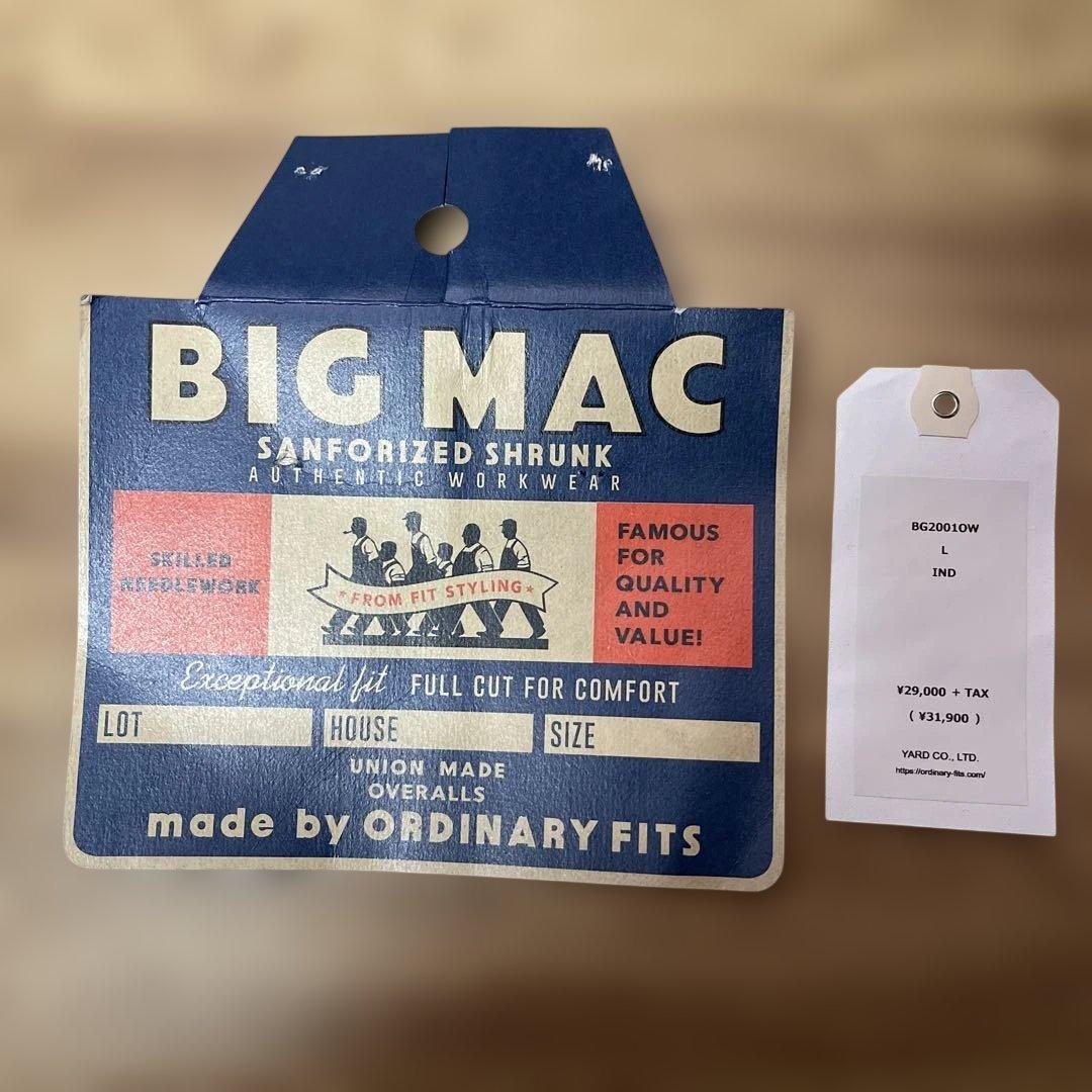 BIG MAC デニムカバーオール　Lサイズ