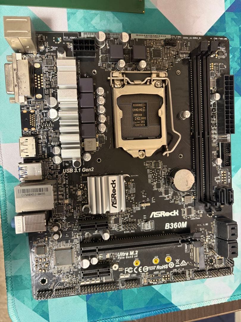 Core i7-8700 CPU 3.2GHz +マザーボードセット