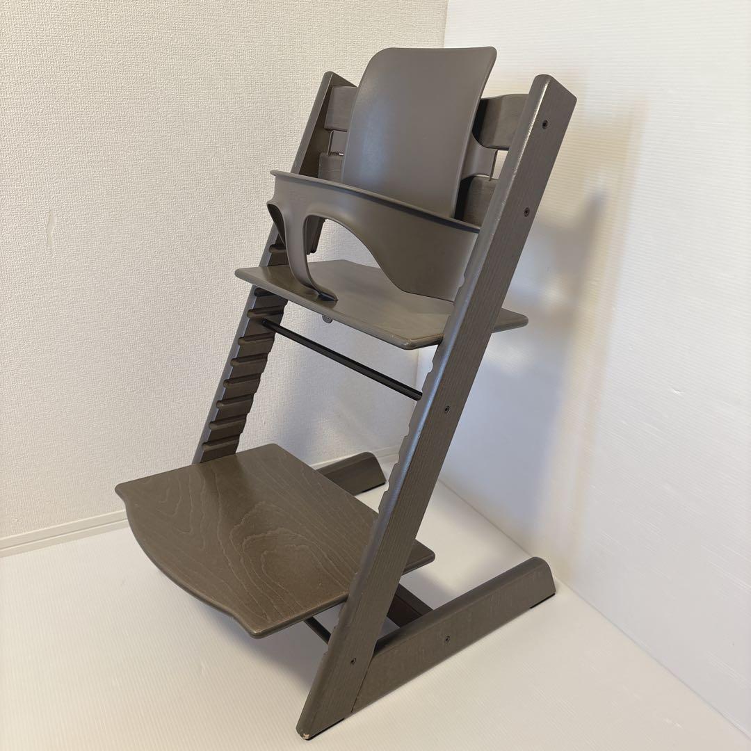 【廃盤カラー】シリアル5 ヘイジーグレー STOKKE トリップトラップ セット